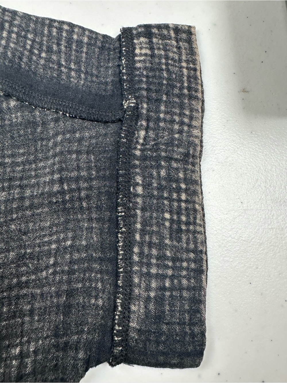 NWT Zenana Women’s Ashton Acid Wash Ash Black Double Gauze Top Shirt - Size L - Picture 4 of 13